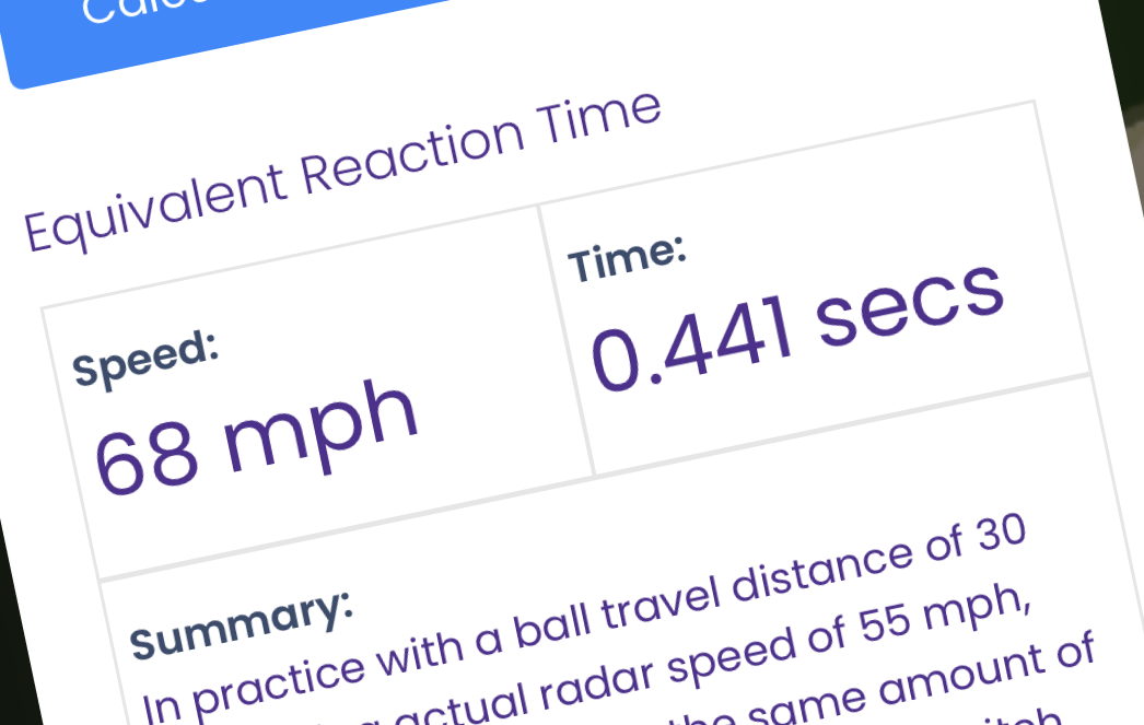 Pitch Speed Conversion Tool